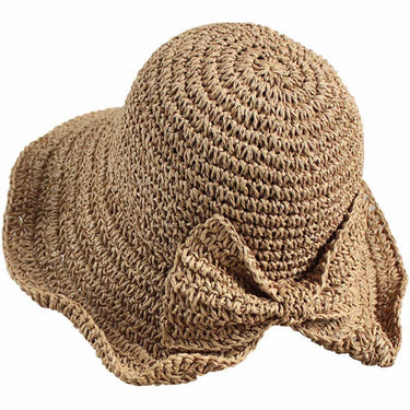 chapeau bebe fille paille